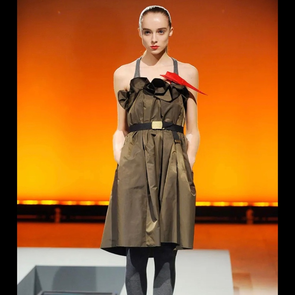VIVIENNE TAM Strapless Dress